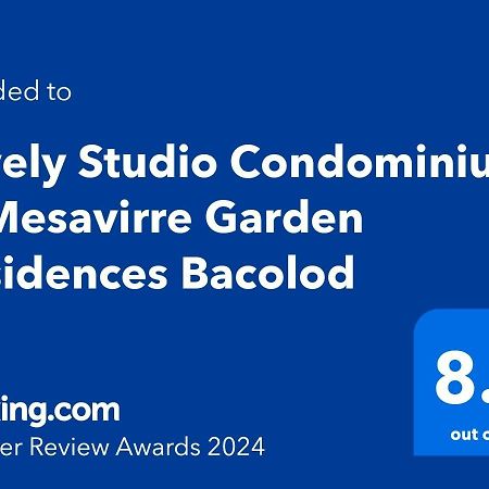 Lovely Studio Condominiums At Mesavirre Garden Residences Bacolod Bagian luar foto